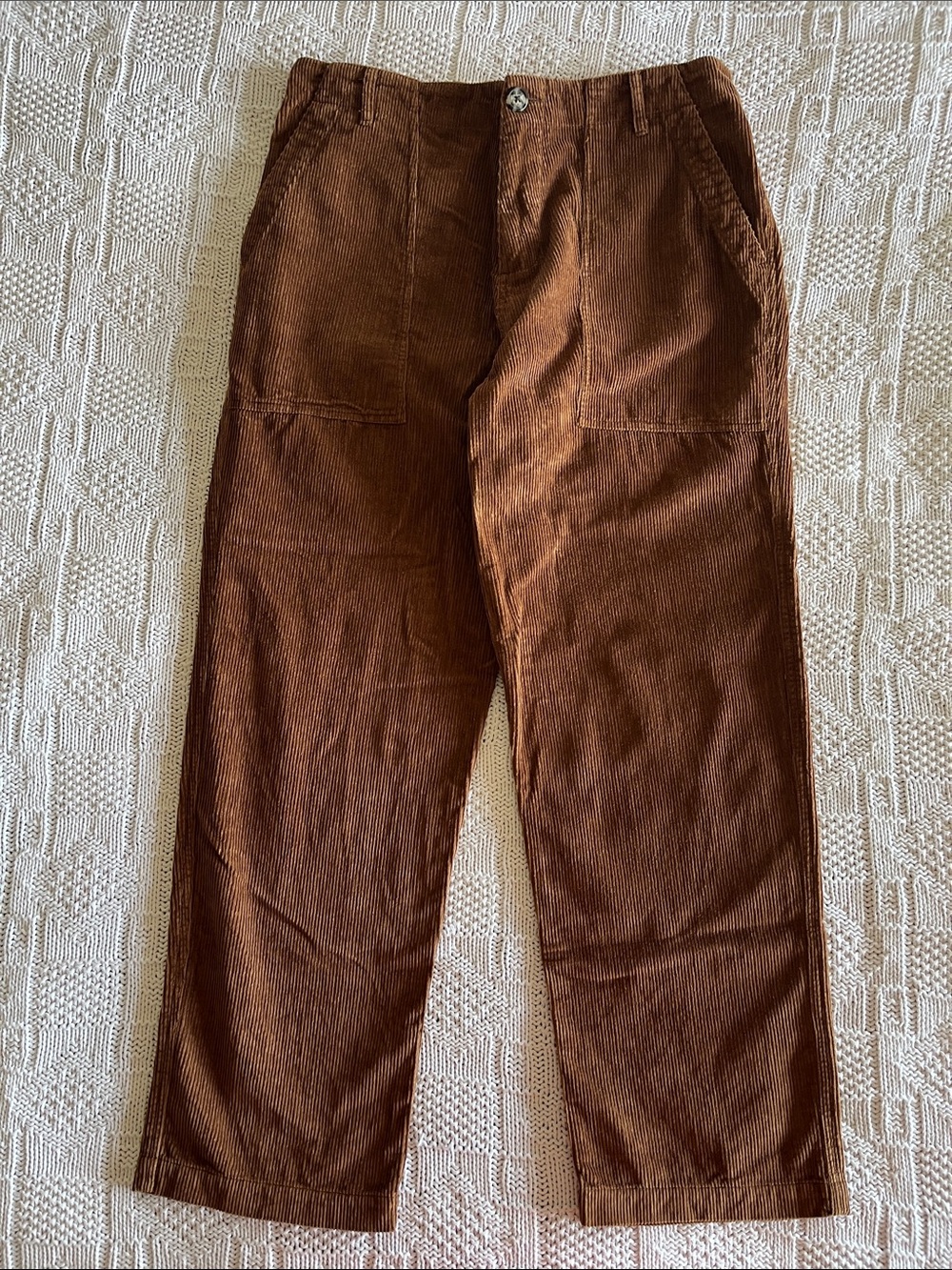 Mollusk California Surf Shop Women's Keaton Cords in Chestnut Sz L